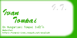 ivan tompai business card